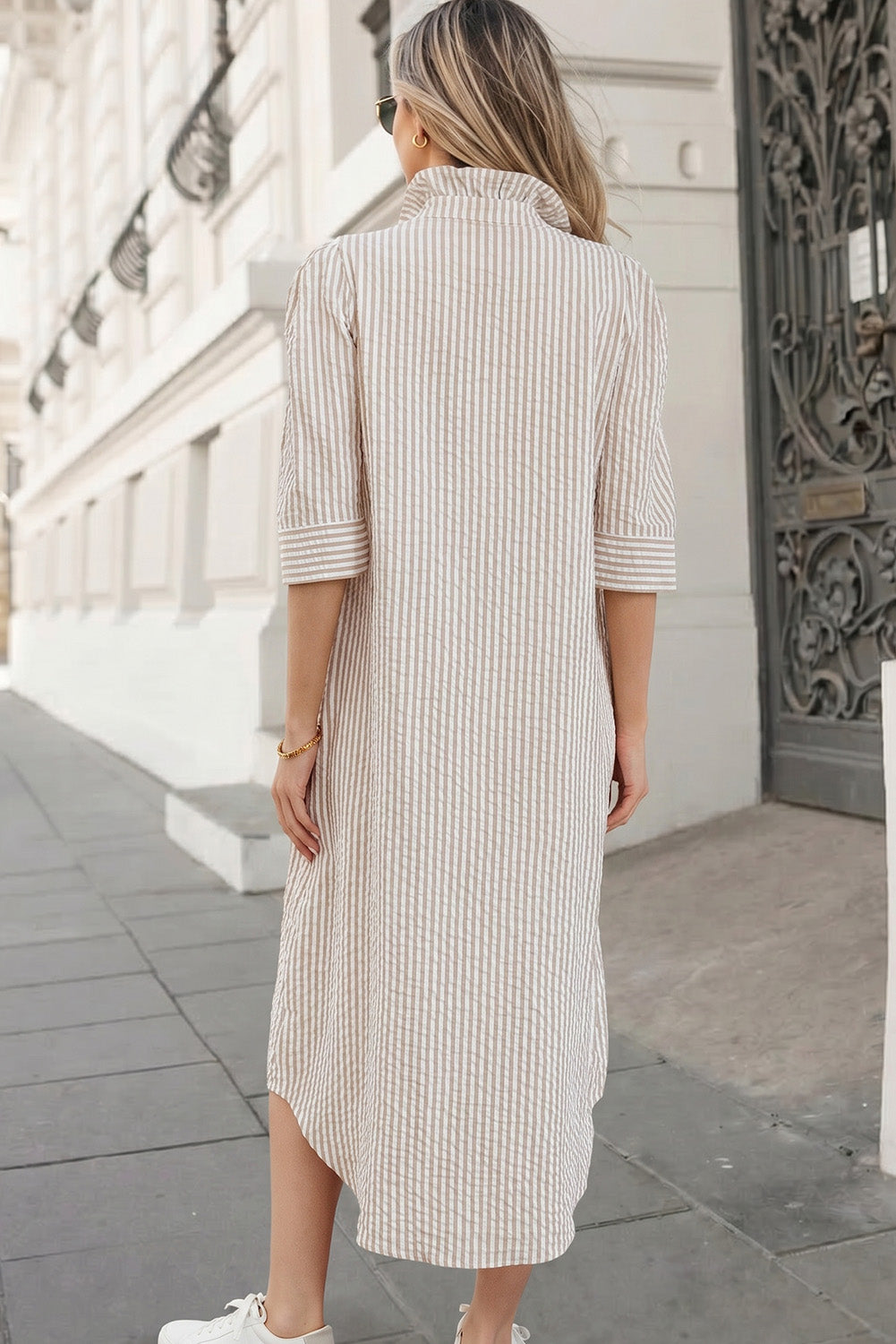 Psalm 51 stripped maxi dress
