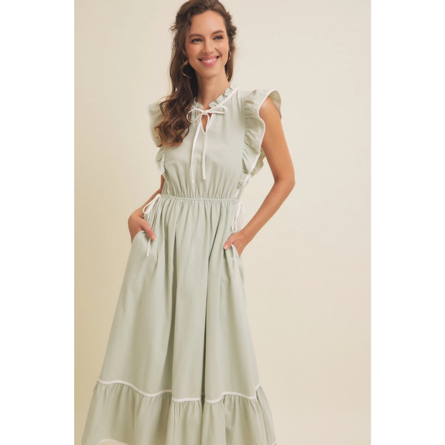 Sage Mint Green Easter Dress