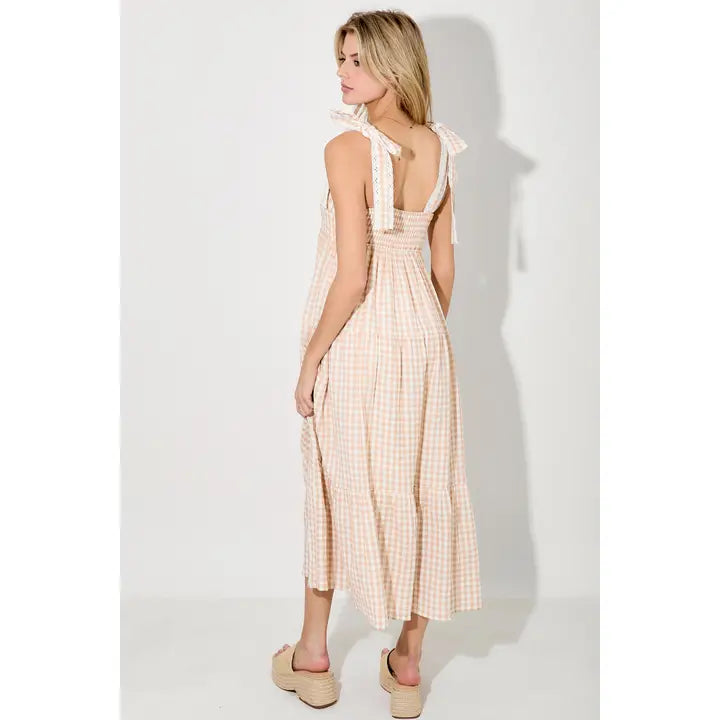 Pink Gingham Easter Dress