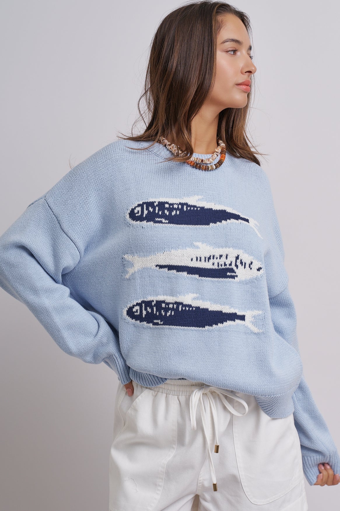 God provides oversized knit sweater