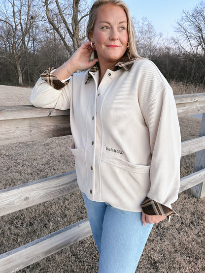 Plus-size Isaiah 61:10 Jacket