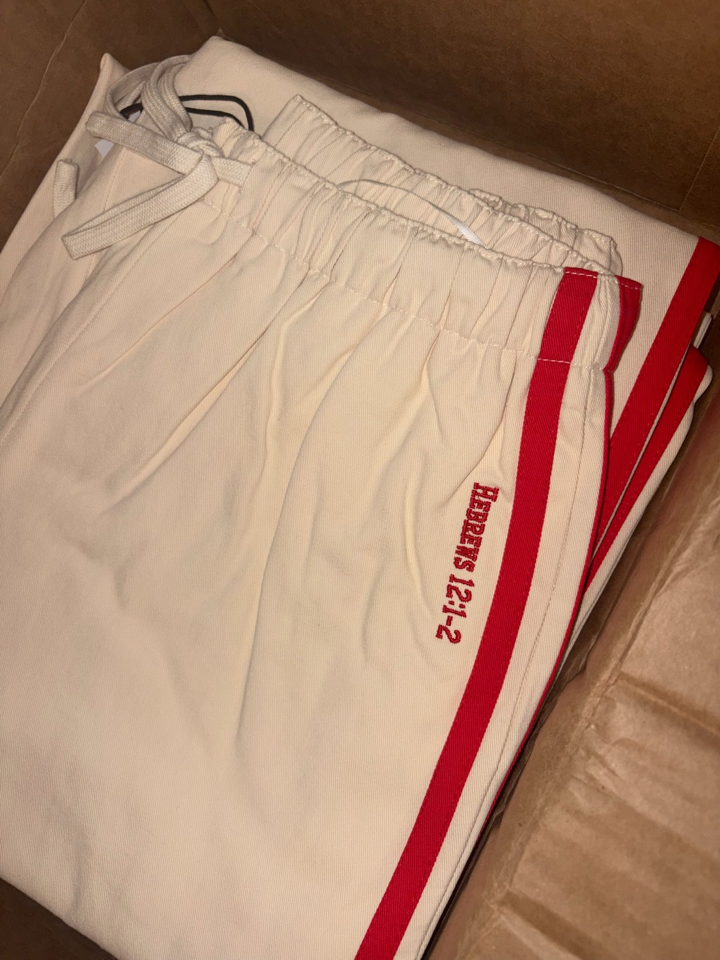 Hebrews 12:1-2 track pant
