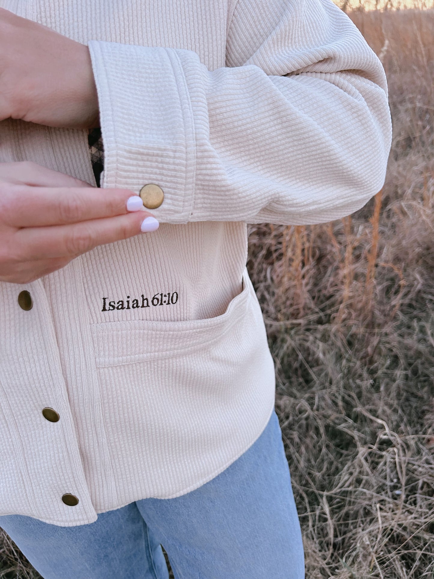 Plus-size Isaiah 61:10 Jacket