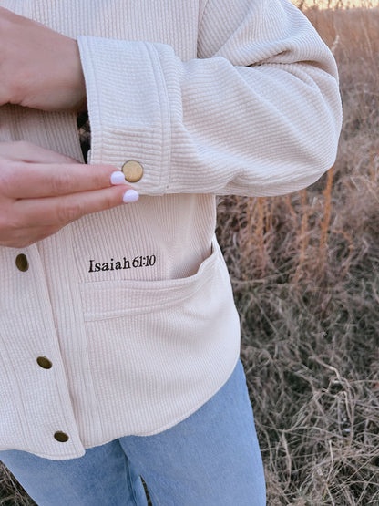 Plus-size Isaiah 61:10 Jacket