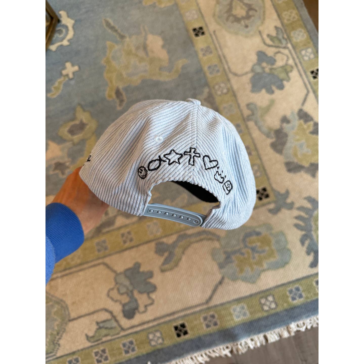 Trying my best God is doing the rest Corduroy Hat
