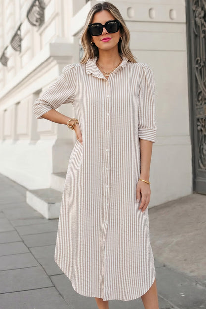Psalm 51 stripped maxi dress