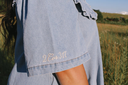 2 Cor. 3:17 Denim Dress