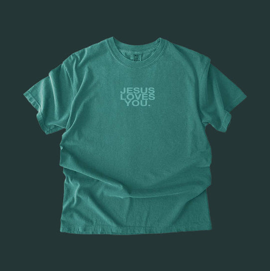 Jesus loves you comfort colors tee