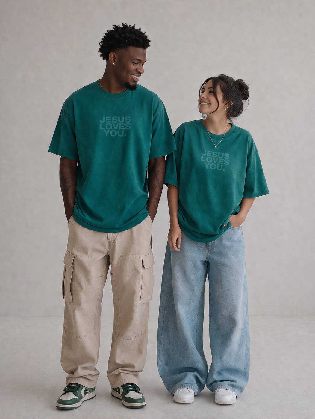 Jesus loves you comfort colors tee