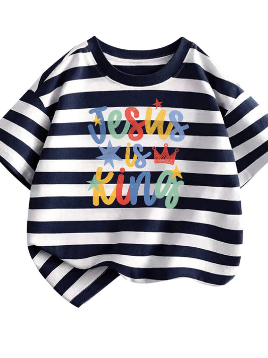 Jesus Is King kids shirt