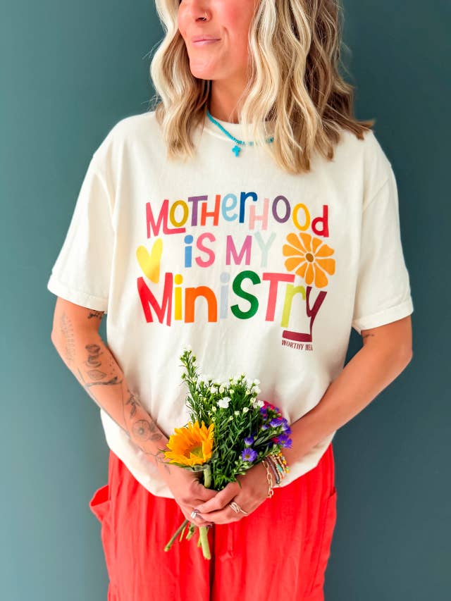 Motherhood is my ministry tee