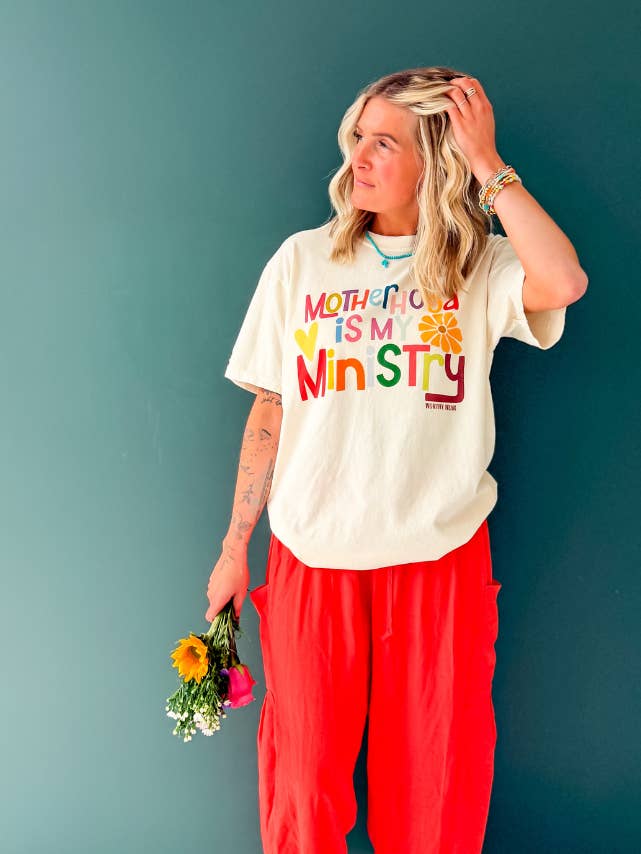 Motherhood is my ministry tee