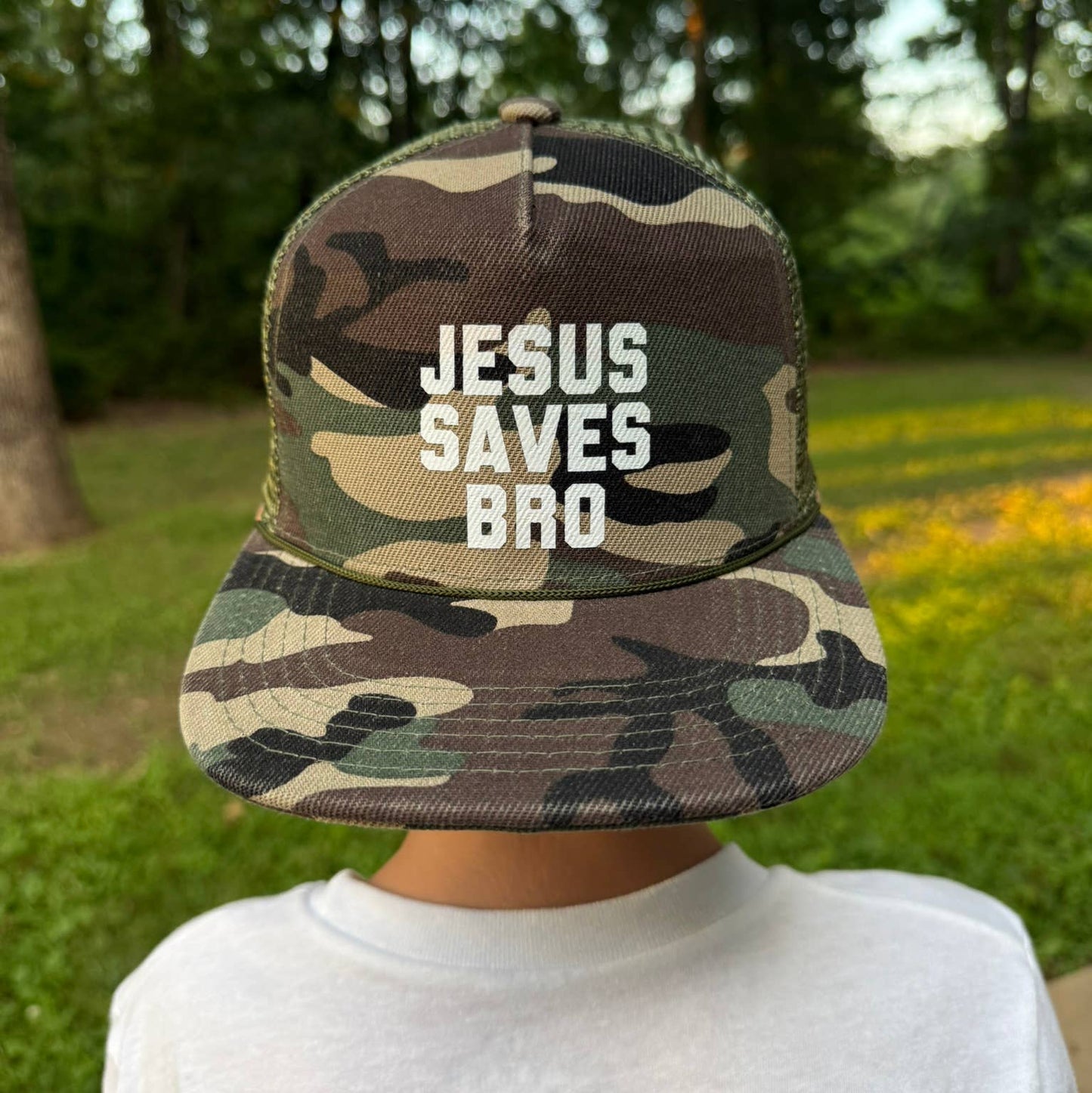 Jesus saves little boy hat