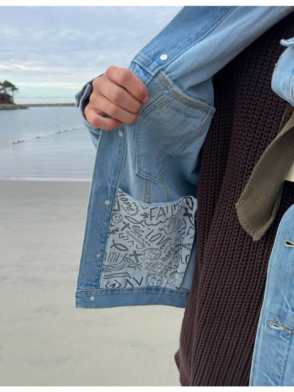 What a friend we have in Jesus Jean jacket