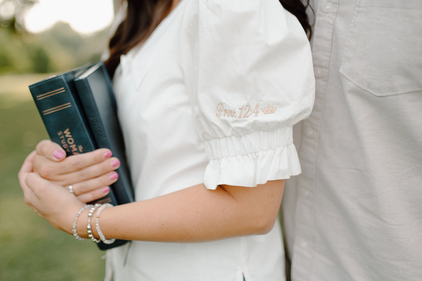 White Button-Up Blouse