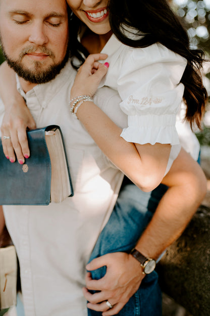 White Button-Up Blouse