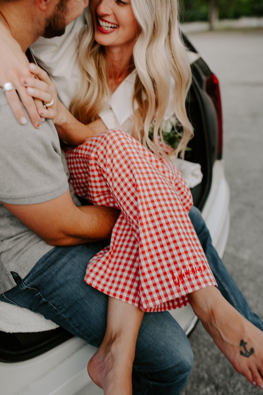 Graceful Gingham Pants