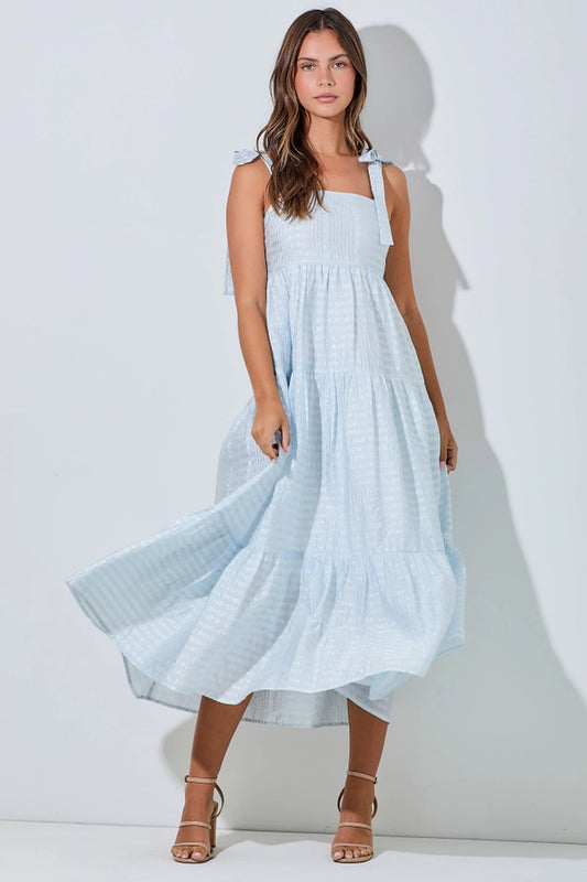 Blue Gingham Easter Dress