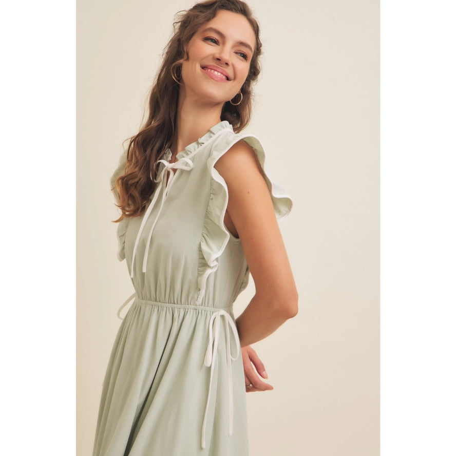 Sage Mint Green Easter Dress Linen, Lace & Amazing Grace Boutique Sage Mint Green Easter Dress Linen, Lace & Amazing Grace Boutique