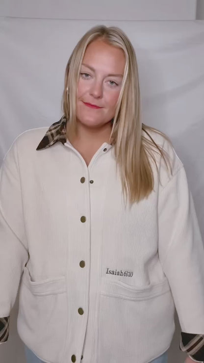Plus-size Isaiah 61:10 Jacket